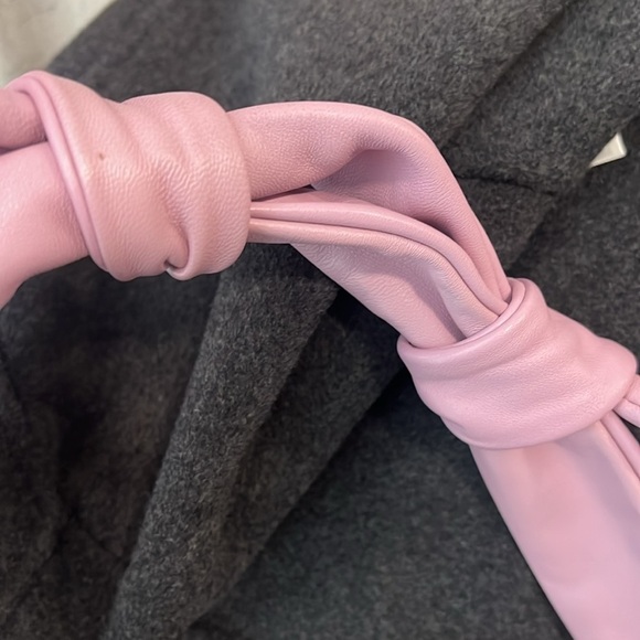 Maje Bow Knotted Studded Leather Bag in Lavender - Picture 11 of 11